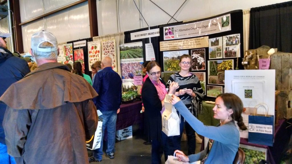 People visiting our display