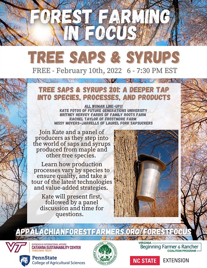 Forest Farming in Focus event flyer